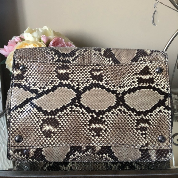 PRADA Python BN2619 Pitone Lucido Roccia Bag - Picture 11 of 13